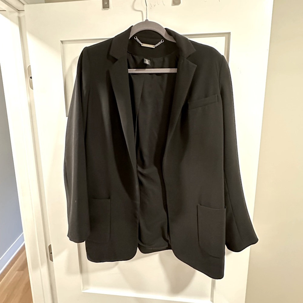 WHBM Black Blazer